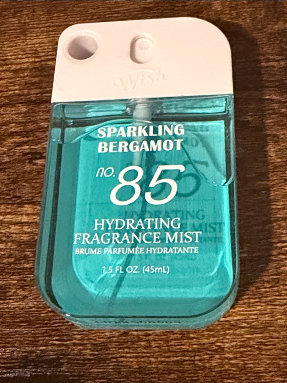Sparkling Bergamot No. 85 Hydrating Fragrance Mist - Teal & White